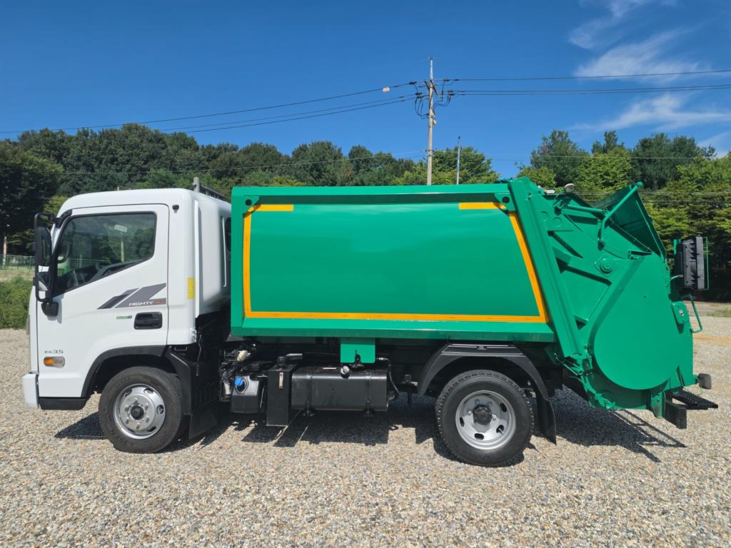 현대 올뉴마이티 3.5톤 압착진개차 2018년식 사진 1