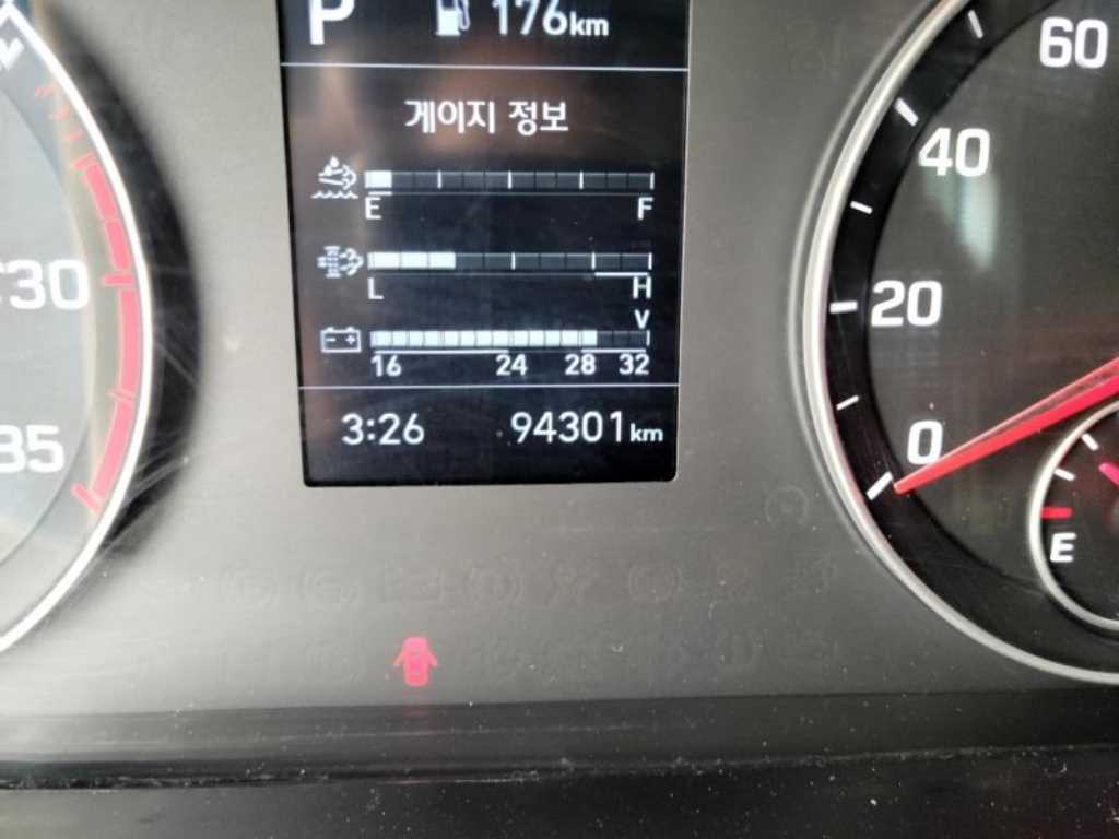 현대 올뉴마이티 3.5톤 냉동탑 2023년식 계기판